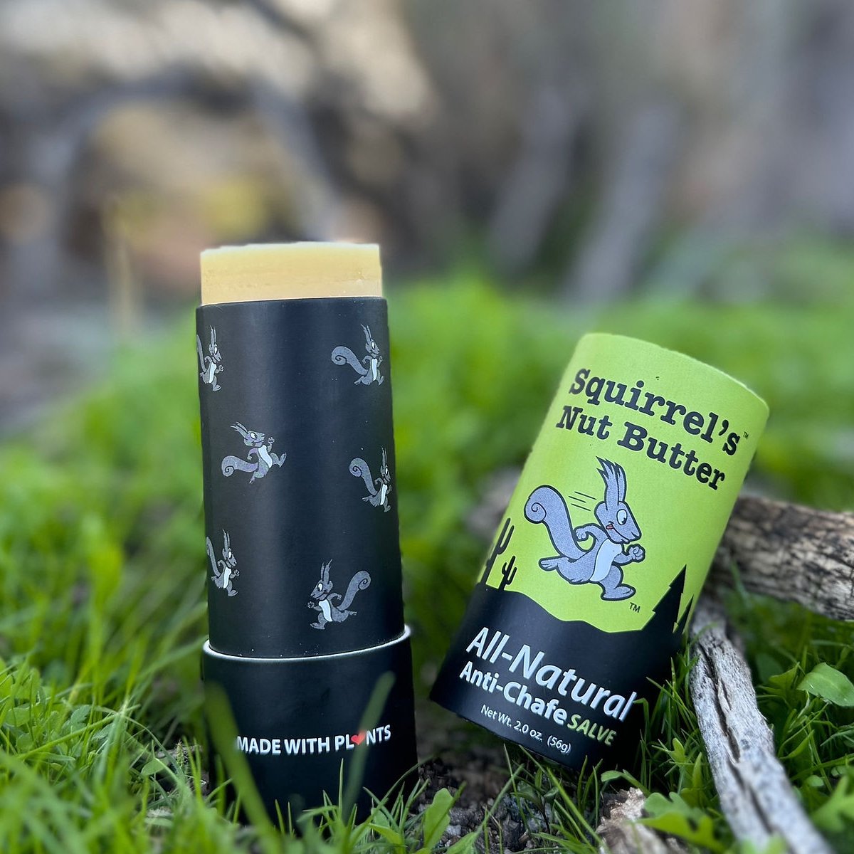 Squirrel's Nut Butter Anti Chafe Compostable Tube