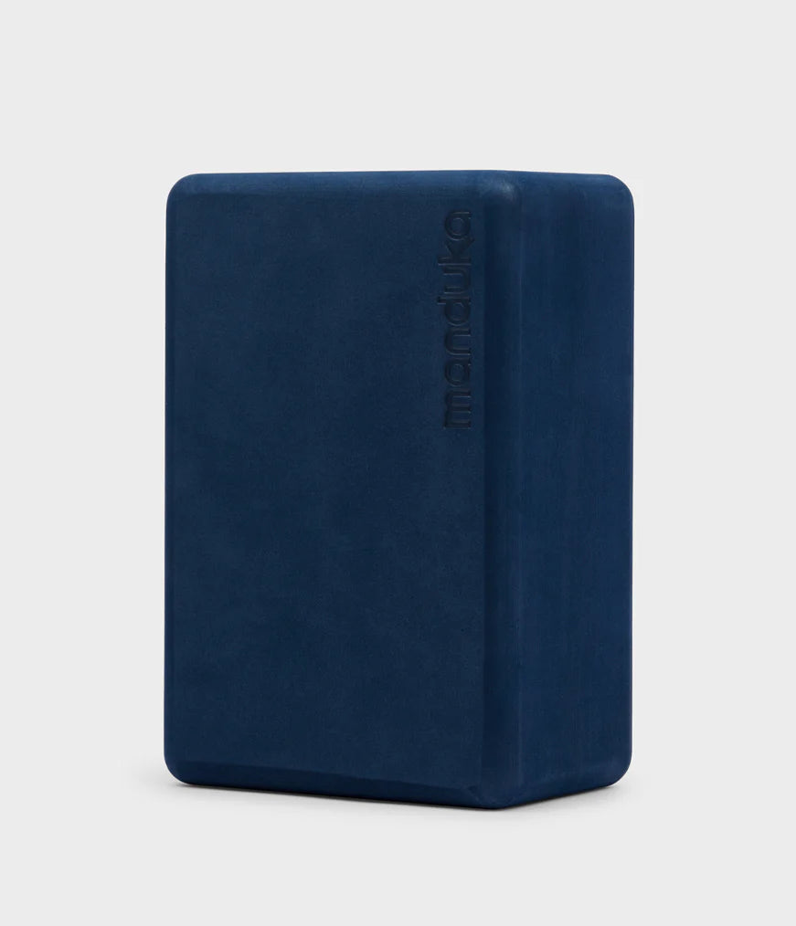 Manduka Yoga Blocks R Foam Midnight