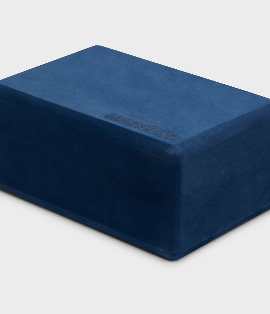 Manduka Yoga Blocks R Foam Midnight