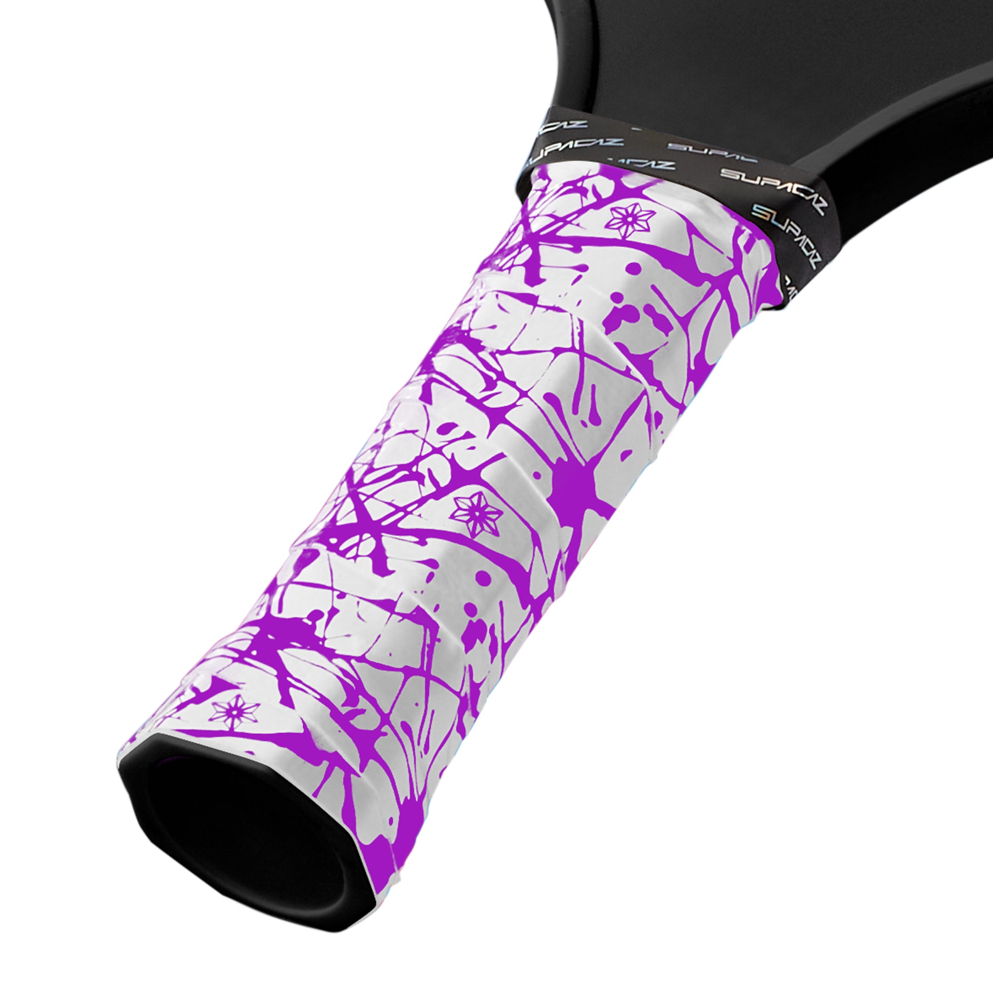 Supacaz Super Sticky Kush - Pickleball - Splat - Neon Purple