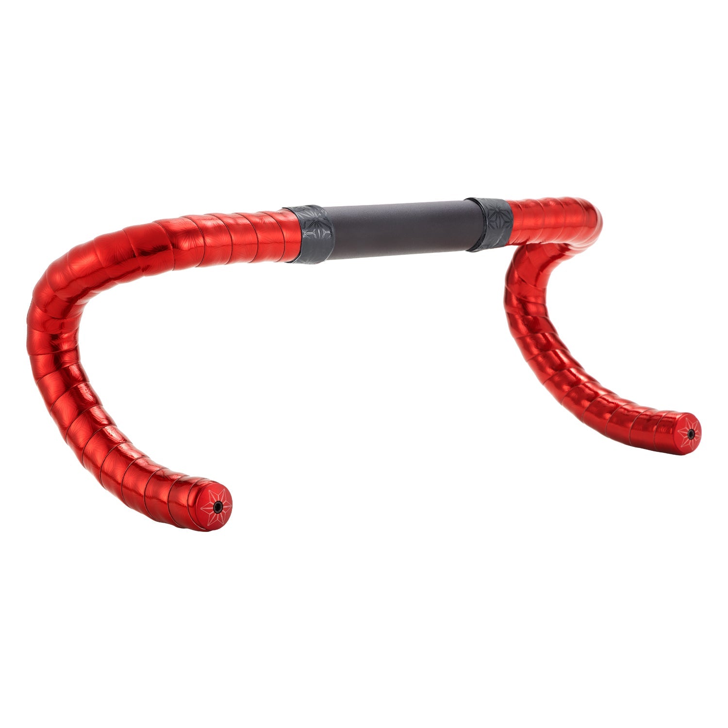 Supacaz Prizmatik - Red + Ano Red Plugs