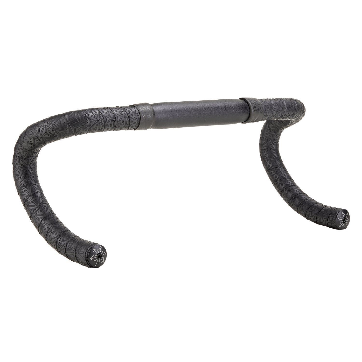 Supacaz Super Sticky Kush Gravel - Black + Ano Black Plugs